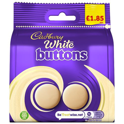 Cadbury White Chocolate Buttons 85g £1.85