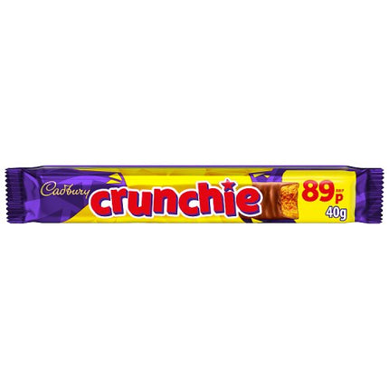 Cadbury Crunchie Chocolate Bar 40g