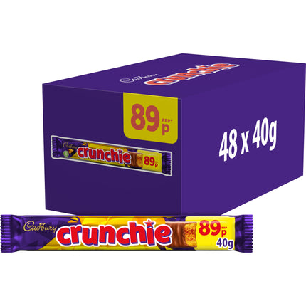 Cadbury Crunchie Chocolate Bar 40g