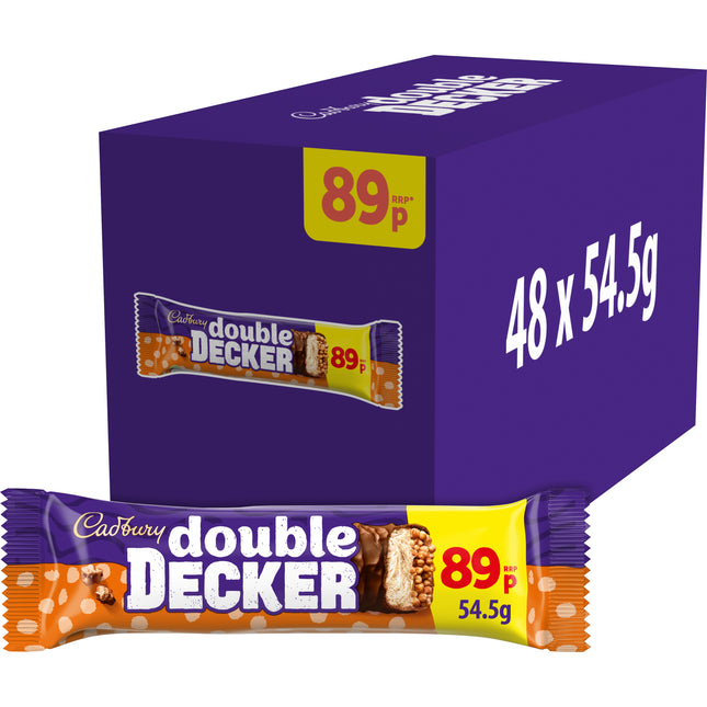 WIGIG Cadbury Double Decker Chocolate Bar 54.5g
