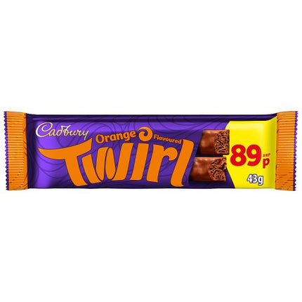 WIGIG Cadbury Twirl Orange Chocolate Bar 43g