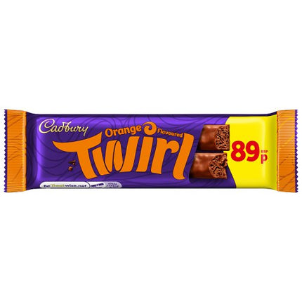 WIGIG Cadbury Twirl Orange Chocolate Bar 43g