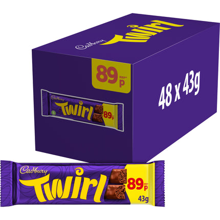 Cadbury Twirl Chocolate Bar 43g