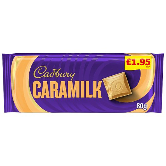 Cadbury Caramilk Chocolate Bar 80g Pmp 1 95 bar alternate view 2