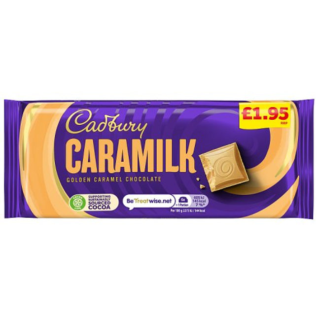 Cadbury Caramilk Chocolate Bar 80g Pmp 1 95 bar