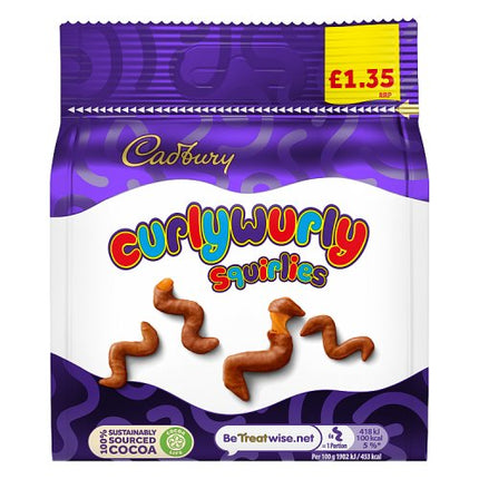 Cadbury Curly Wurly Squirlies 85g £1.35