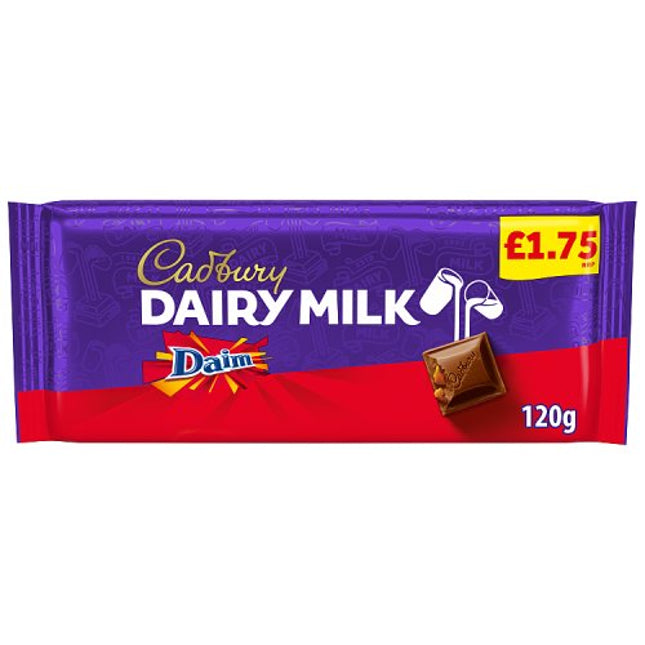 Cadbury Dairy Milk Daim 120g PMP