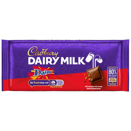 Cadbury Dairy Milk Daim Chocolate Block 120g