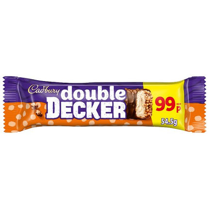 Cadbury Double Decker Chocolate Bar 54.5g £0.99