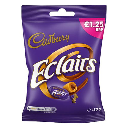 Cadbury Eclairs Classic Chocolate Pouch Bag 130g £1.25