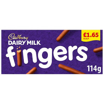 Cadbury Dairy Milk Chocolate Covered Fingers 114g