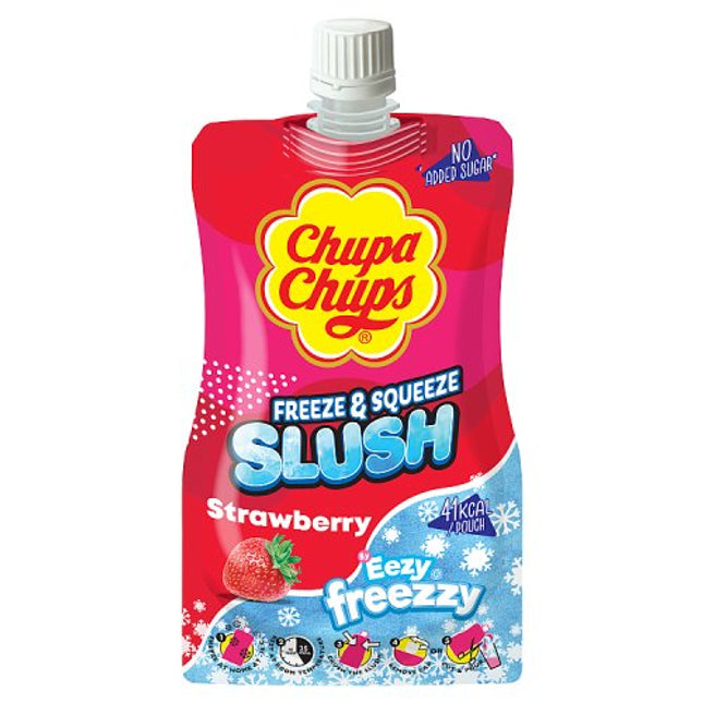 Chupa Chups Slush Pouch Strawberry 250g