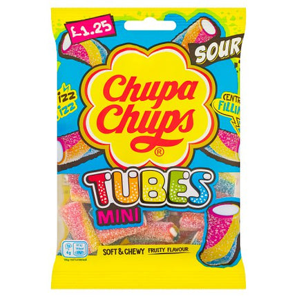 Chupa Chups Mini Sour Tubes 120g