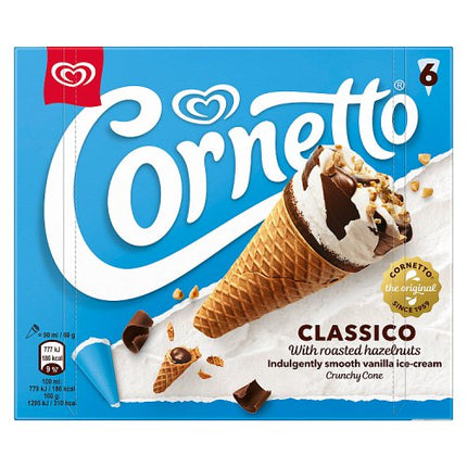 Cornetto Ice Cream Cone Classico 6x 90ml