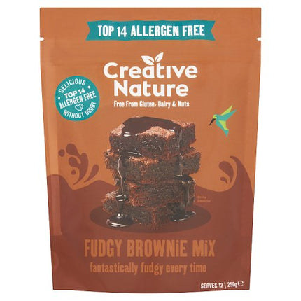 Creative Nature Chia & Cacao Choc Chip Brownie Baking Mix 250g