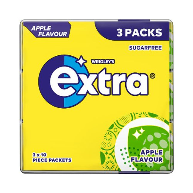 Wrigley's Extra Apple 3 Packs