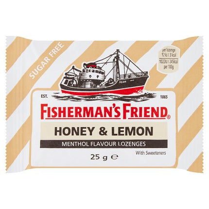 Fishermans Friend Honey & Lemon Sugar Free 25g