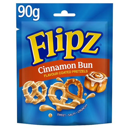 Flipz Cinnamon Bun Coated Pretzels 90g