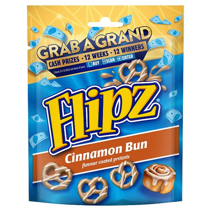 Flipz Cinnamon Bun Coated Pretzels 90g