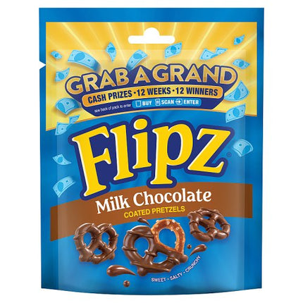 Flipz Milk Chocolate Coated Pretzels 90g