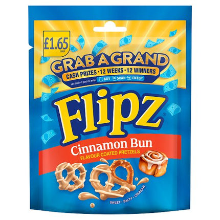 Flipz Cinnamon Bun Pretzels 80g £1.65