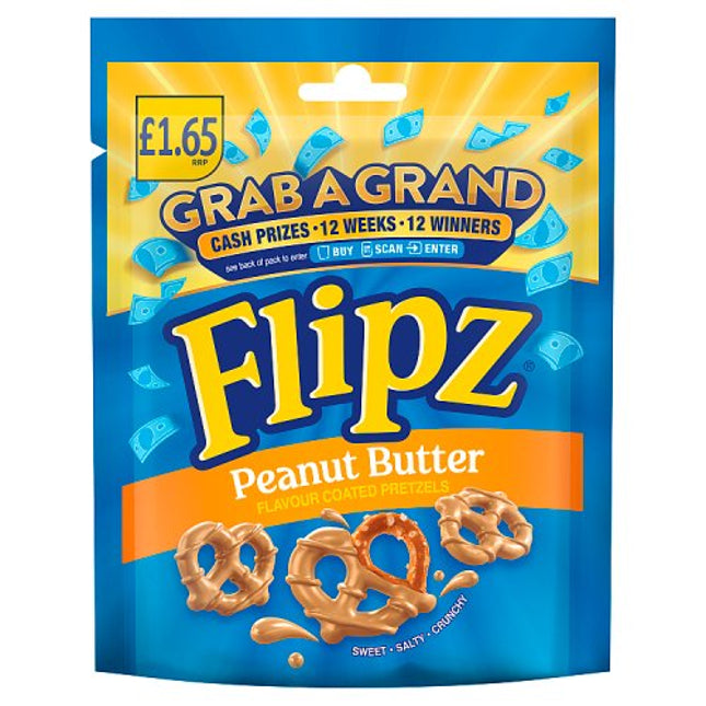 Flipz Peanut Butter Pretzels 80g £1.65