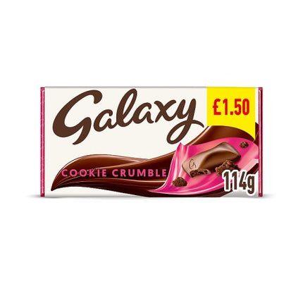 Galaxy Cookie Crumble Block 114g £1.50
