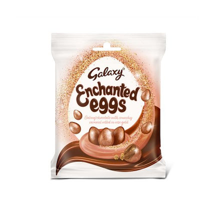 Galaxy Milk Chocolate & Creamy Hazelnut Truffles Easter Mini Eggs Bag 74g