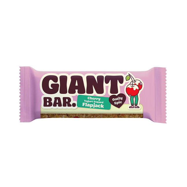Giant Bar Cherry Yoghurt Topped Flapjack 100g