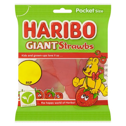 Haribo Giant Strawbs PMP 70p 60g