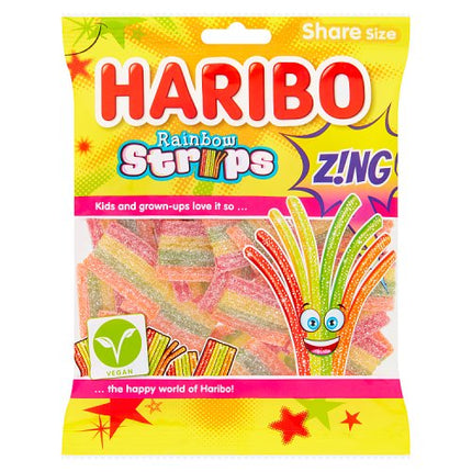 Haribo Rainbow Strips Z!ng 130g