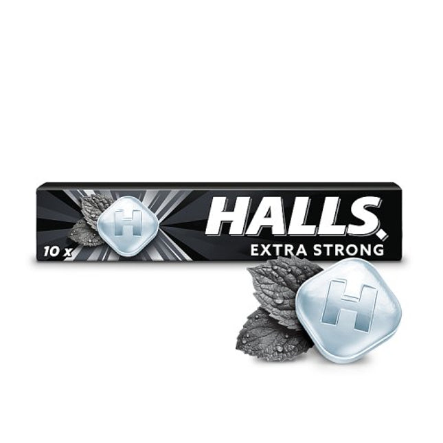 Halls Extra Strong Menthol Action Sweets 33.5g