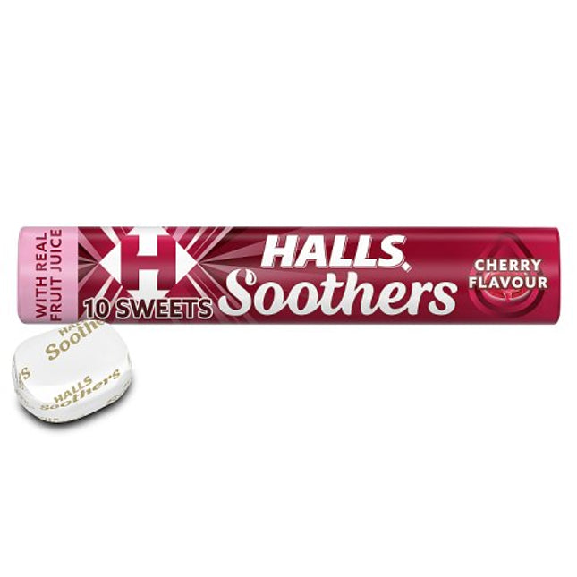 Halls Soothers Cherry Juice Sweets 45g