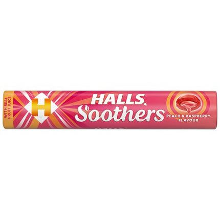 Halls Soothers Peach & Raspberry