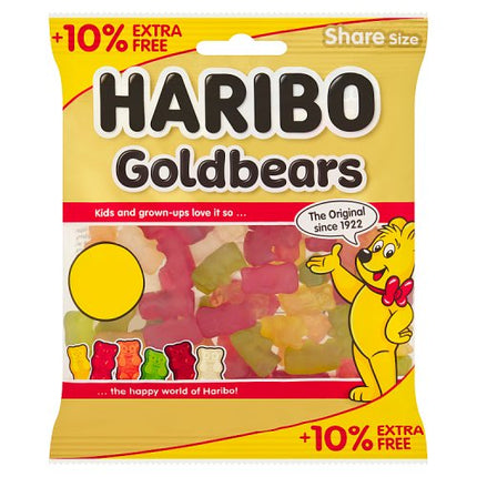 Haribo Gold Bears 154g PMP £1.25 10% Extra Free