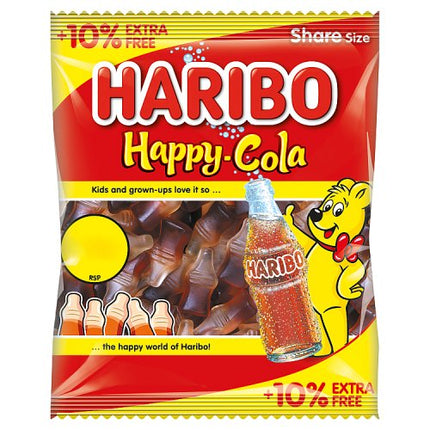 Haribo Happy Cola 154g PMP £1.25 10% Extra Free