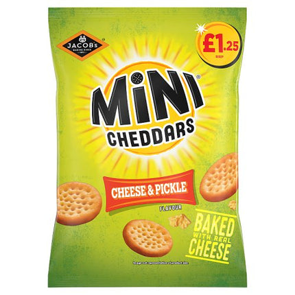 Jacob's Mini Cheddars Cheese & Pickle 90g