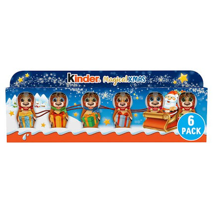 Kinder Christmas Mini Figures 6pk 90g