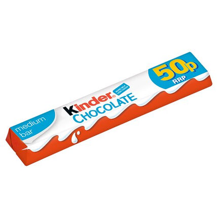 Kinder Medium Chocolate Single Bar 21g