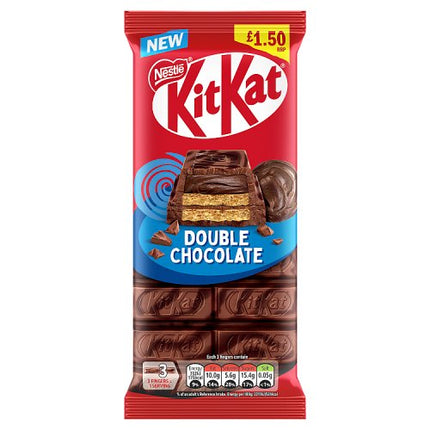 WIGIG Kit Kat Double Chocolate Sharing Block 99g £1.50