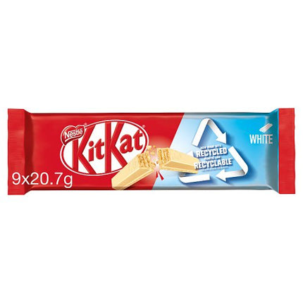 Kit Kat 2 Finger White 9 Pack