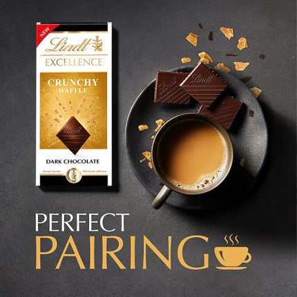 Lindt Excellence Dark Crunchy Waffle 100g
