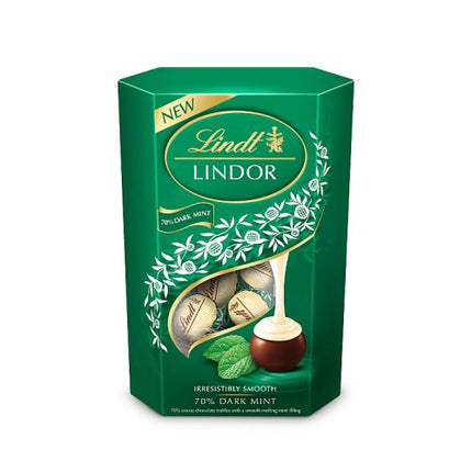 Lindt Lindor Dark Mint Cornet 200g