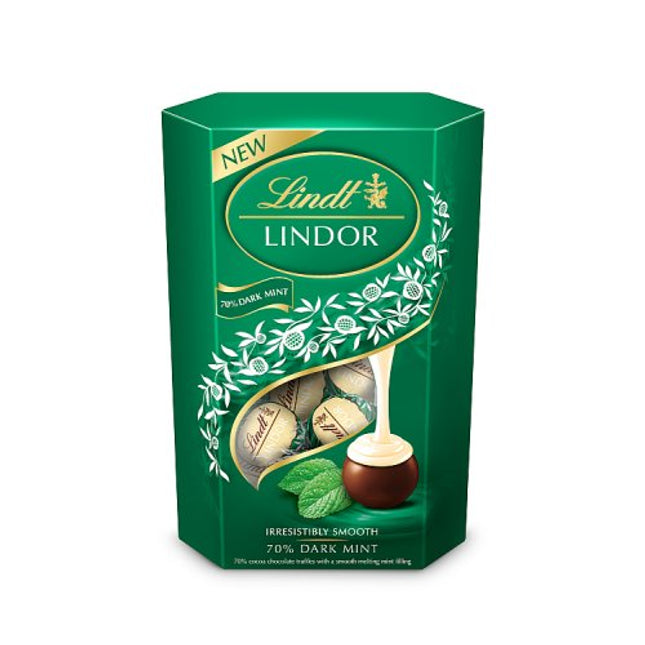 Lindt Lindor Dark Mint Cornet 200g
