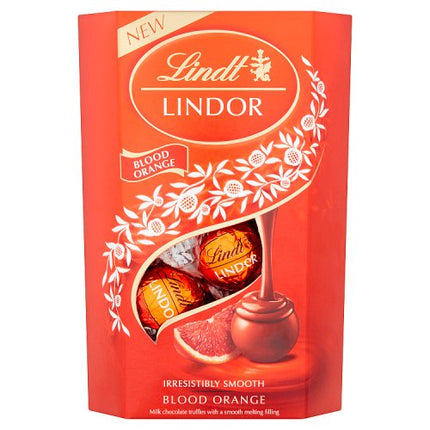 Lindt Lindor Blood Orange Cornet 200g