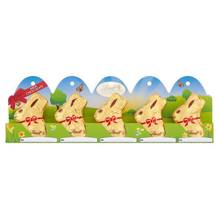 Lindt Gold Bunnys Milk 5 Pack