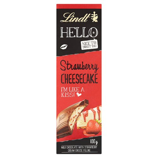 Lindt Hello Strawberry Cheesecake Bar 100g