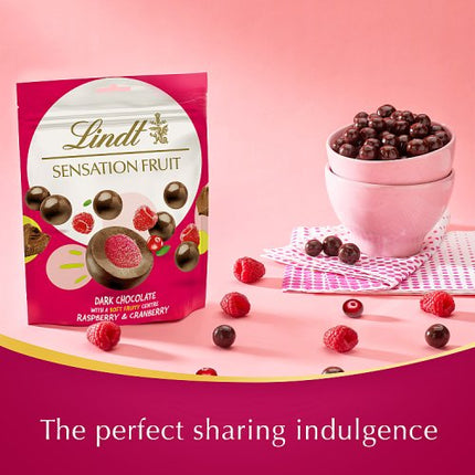 Lindt Sensations Pouch Fruit Raspberry & Cranberry 150g