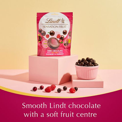 Lindt Sensations Pouch Fruit Raspberry & Cranberry 150g