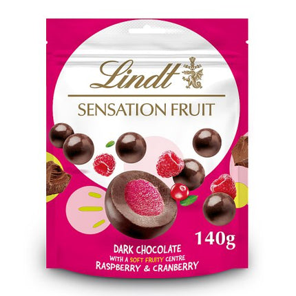 Lindt Sensations Pouch Fruit Raspberry & Cranberry 150g